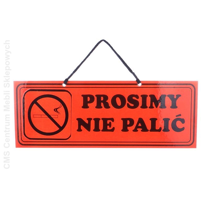 Tablica informacyjna promocyjna PROSIMY NIE PALIĆ