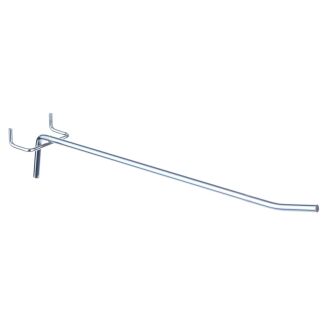 Zawieszka sklepowa na perforację - pojedyncza (ocynk) - 25 cm