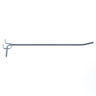 Haczyk sklepowy na perforację - pojedynczy (ocynk) - 25 cm