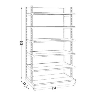 Regał sklepowy MEDIUM - 3