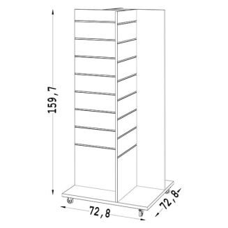 Kolumna sklepowa typ Wiatrak - 4
