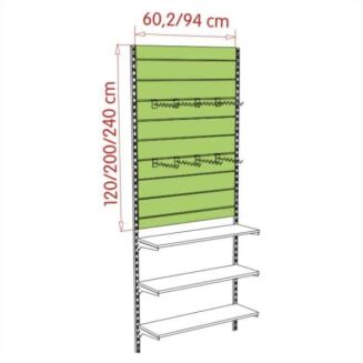 Plecy panelowe montowane przed licem listew/nóg - 4