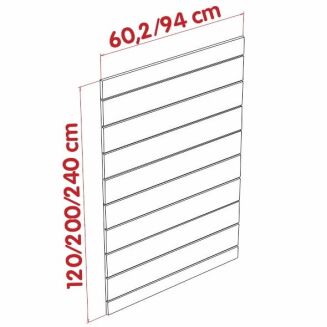 Plecy panelowe montowane przed licem listew/nóg - 3