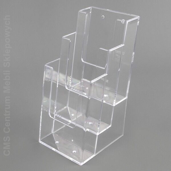 Pojemnik prospektowy kaskadowy 3x1/3 A4 WTR wisząco - stojąco