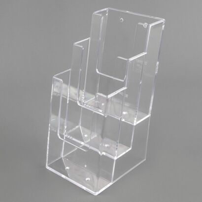 Pojemnik prospektowy kaskadowy 3x1/3 A4 WTR wisząco - stojąco