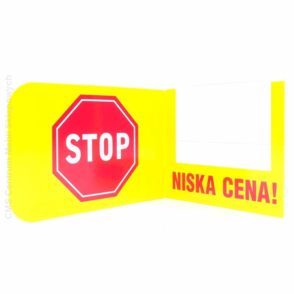 Osłonka cenowa STOP NISKA CENA!