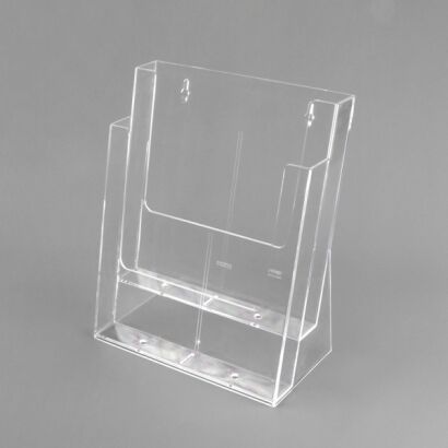 Pojemnik prospektowy kaskadowy 4 x 1/3 A4 WTR wisząco - stojący