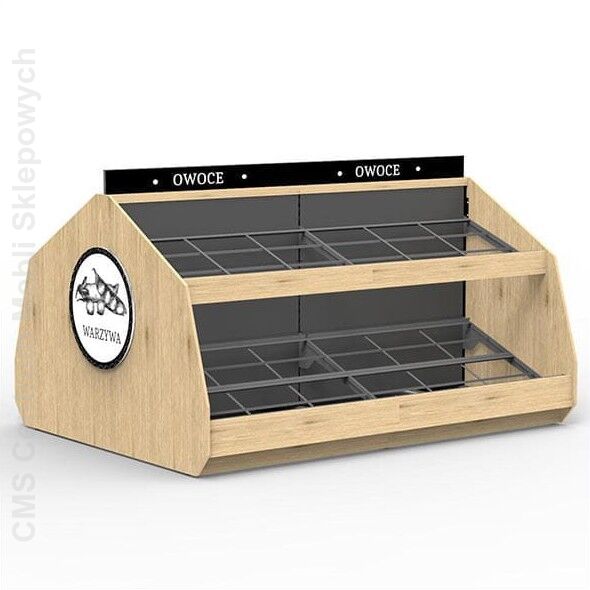 Wyspa sklepowa owocowo - warzywna dwumodułowa