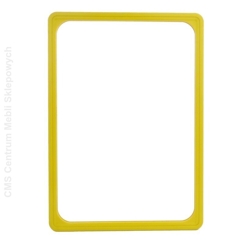 Ramka plakatowa A4, żółta