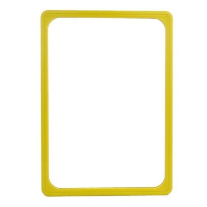 Ramka plakatowa A4, żółta