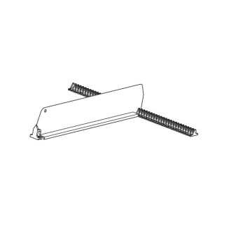 Listwa grzebieniowa tylna na przegrody