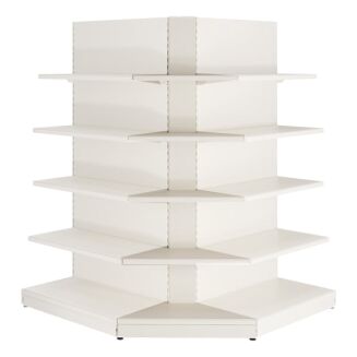 Regał sklepowy narożny zewnętrzny 90 stopni - 5