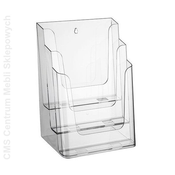 Stojak piętrowy na ulotki 3xA4 ABC7301T