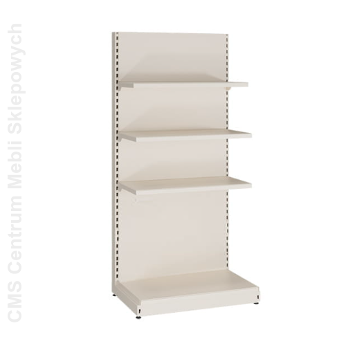 Regał metalowy przyścienny 210 cm 4 półki