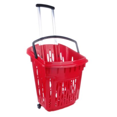 Koszyk sklepowy na kółkach - 38 litrowy