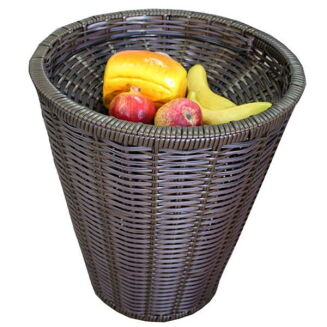 Kosz sklepowy na warzywa okrągły średnica 45 cm - zestaw - 2