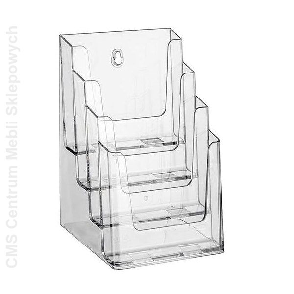 Stojak na ulotki piętrowy 4xA5 ABC7501T