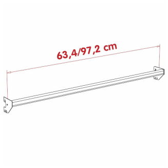 Ramię owalne krótkie malowane - 5